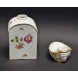 An 18th century Vienna tea caddy;