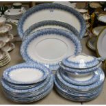 Ceramics - a John Maddock and Sons Delhi pattern dinner service,