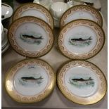 A set of six Noritake plates,