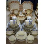 Ceramics - a Fenton Albany pattern tea set for twelve;