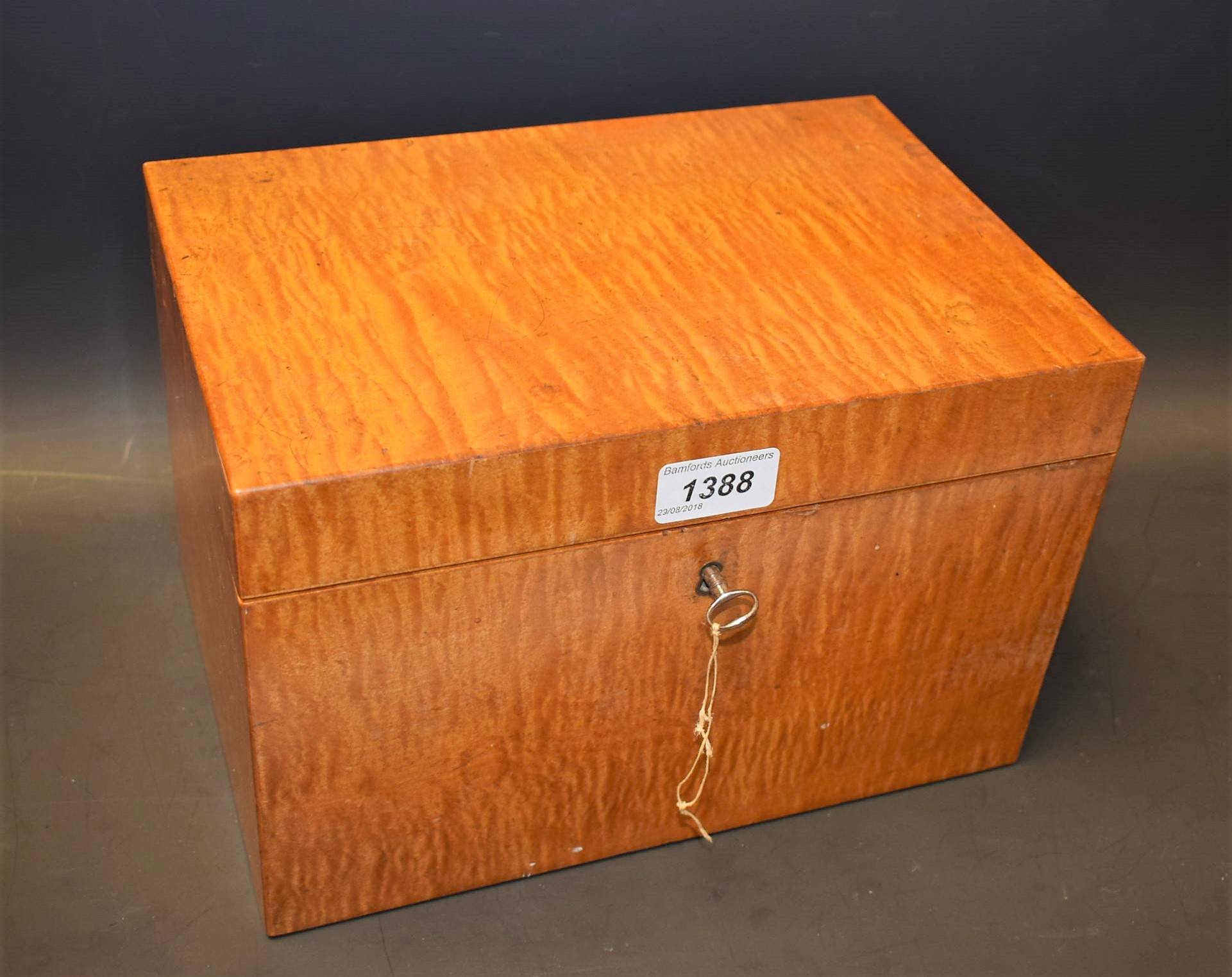 An early 19th century satinwood box