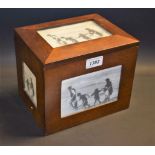 A mahogany memory box