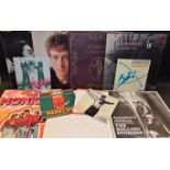 Vinyl Records - LP's and 45 singles, including Blur, Park Life; The Clash, White Riot; Pink Floyd,