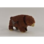 An early 20th century clockwork walking and nodding head bear, possibly Wagner for Max Carl,