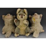Steiff Stuffed Toys - Cozy Koala Bear, yellow tag, No 5358/27; others a pair Molly Woodchuck Lying,