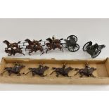 A Britains 8825 Gun Team Royal Horse Artillery Kings Troop including 4 horses,