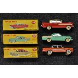 Dinky Toys - 169 Studebaker Golden Hawk, green and cream,