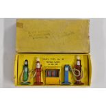 Dinky Toys - a number 49 Petrol Pump[s and Oil Bin boxed set, c.