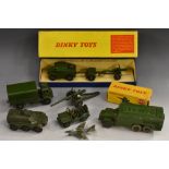 Dinky Toys - 697 25-Pounder Field Gun set; others 686 25-Pounder Field Gun,