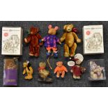 Teddy Bears - a Hermann miniature limited edition Deb Canham design Mohair collection Peter Rabbit,