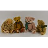 Deans Rag Book Co - a 1994 limited edition club membership bear, Hector, 1321; others 1995 Herbert,