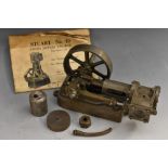 A Stuart No 10H high speed stationary engine,