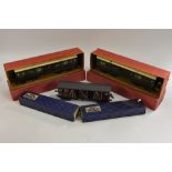 A French series Trains Hornby Gauge 0 Wagon Couvert; a No.2 Corridor Coach 1st-3rd; a No.