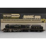 Wrenn - W2241 4-6-2 Duchess of Hamilton Locomotive and Tender, LMS black livery, Rn 6229,