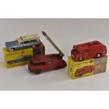 Dinky Toys - 276 Airport Fire tender, red body, 'AIRPORT FIRE CONTROL' decals, bell, light,