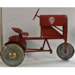 A Triang tin plate pedal Ford tractor, c.