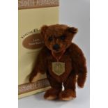 Steiff - a limited edition Louis Teddy Bear 44, dark cinnamon mohair, special US Edition 1994,