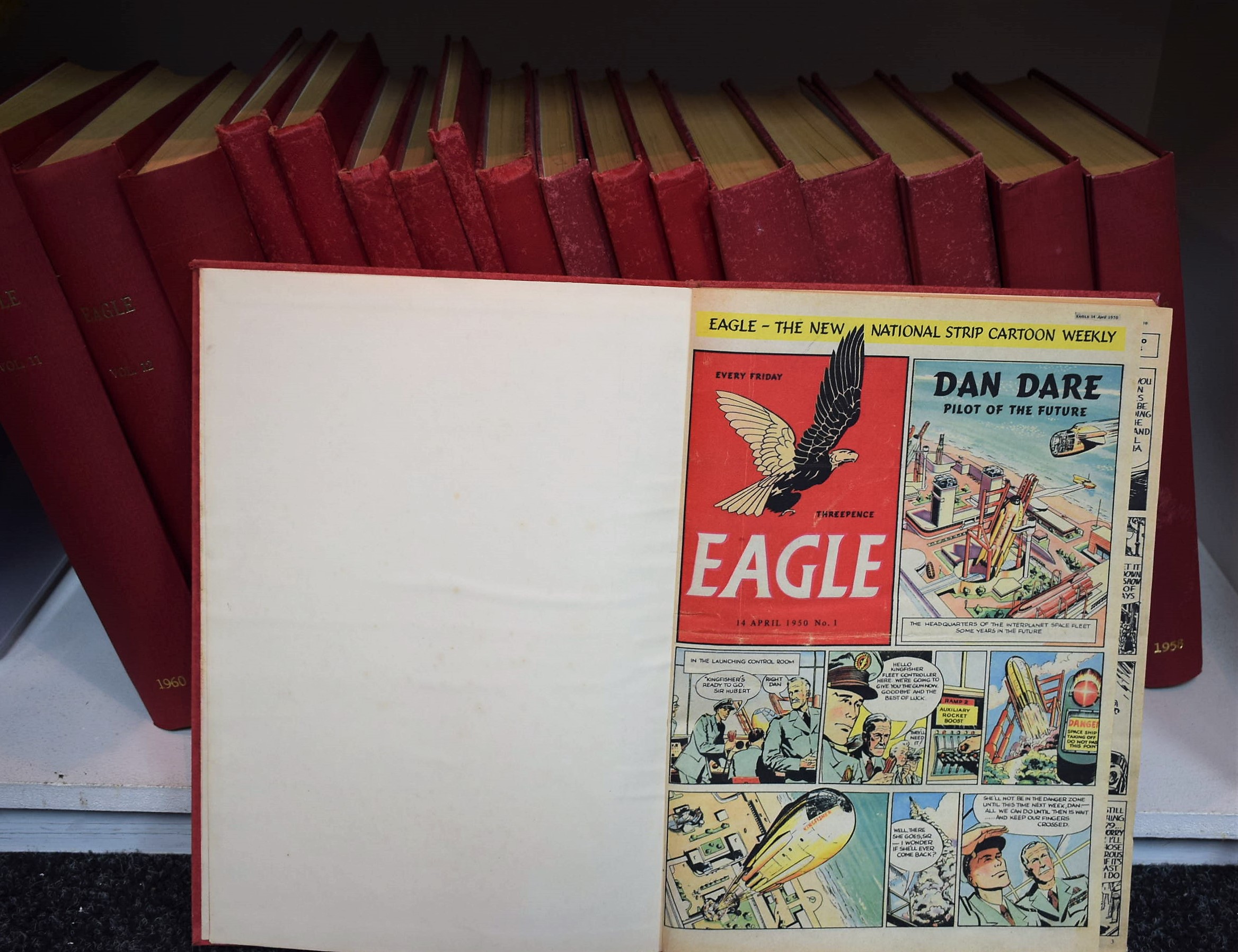 Eagle Comics volumes 1-13 from 14th April 1950 - 29th December 1962,