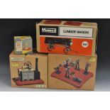 Mamod - an Sp2 stationary steam engine; others WS 1 Workshop, LW 1 Lumber Wagon,