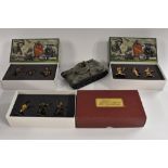 Three W Britain World War II Squads sets including German Afrika Korps,