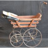 A Victorian dolls pram