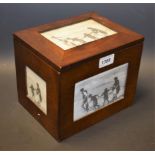 A mahogany memory box