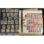 Stamps - large all world binder including four GB year packs, etc.