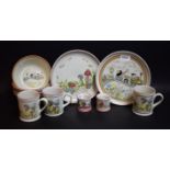 Denby Pottery - Dreamweavers including mugs, egg cups, bowls,