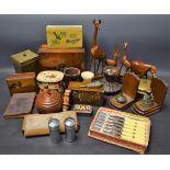 Boxes and Objects - a Victorian Tunbridge ware mahogany box, c.