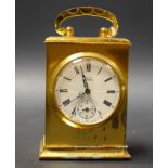 A miniature Astral carriage clock, 7.