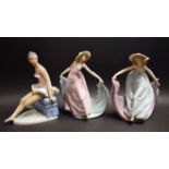 Ceramics - a Lladro Black Legacy Beautiful Ballerina figure; a Lladro Spring Dance figure;