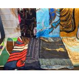 Lady's Accessories - vintage scarves including Lanvin, Pierre Cardin, Concorde, Jacqmar,