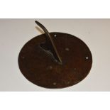 A 19th century bronze sundial,