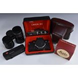 Photography - A Leica R4 35mm SLR camera, boxed; A Leica R3 35mm SLR camera,