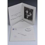 Royal Interest - Charles and Diana, Prince and Princess of Wales, 1989 Christmas signed card,