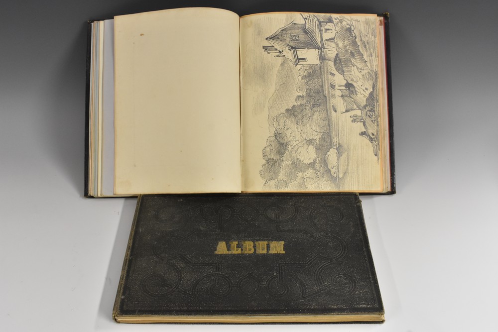 A 19th century commonplace book or album, compiled c.