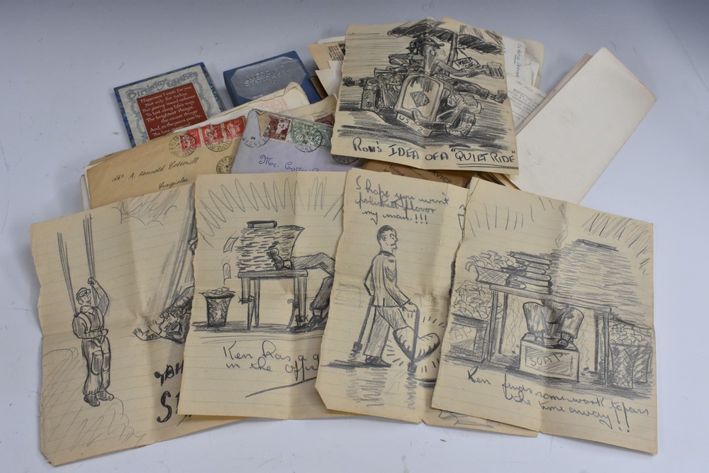 Militaria - WW2, an interesting archive of correspondence and ephemera, of S/Sergeant A.K.