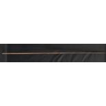 Tribal Art - a Maasai spear, 93cm slender fullered blade, hardwood grip, long spike to pommel,