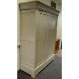 A painted pine armoire circa 1920