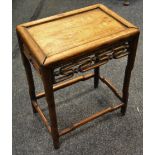 An oriental occasional table. 41cm high x 33cm long x 22.