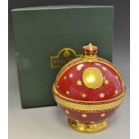 A Minton limited edition Elizabeth II royal commemorative box and cover, 1953,