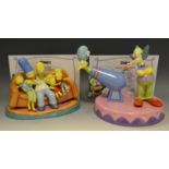 Coalport Characters - The Simpsons - The Family That Sits Together Fits Together,