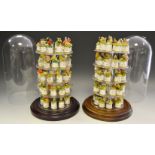 The Thimble Collection Club - British Birds Series display stand & dome;