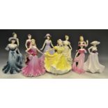 A Coalport figure, Christina, from The Collingswood Collection, boxed; another, similar,