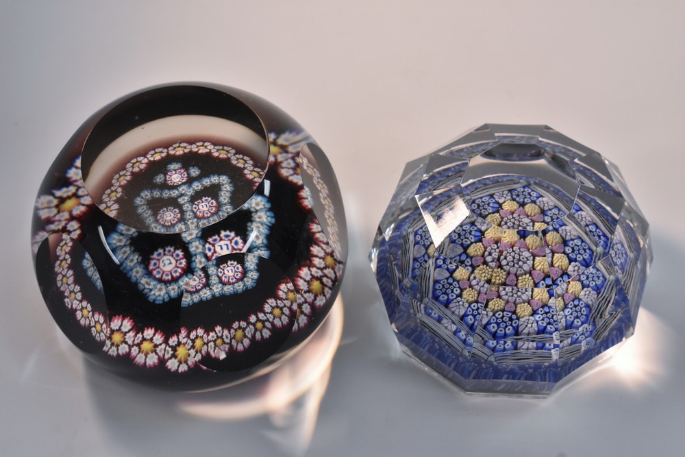 A Caithness paperweight, Jubilee Millefiori Crown, designed by Colin Terris,