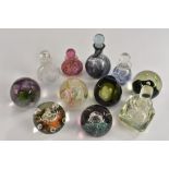 Glassware - a Caithness paperweight, Daydream, others, Starship,