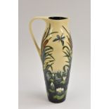 A contemporary Moorcroft Lamia pattern jug, designed by Rachel Bishop, tube lined with bull rushes,