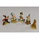 A Beswick The Walt Disney Series model Pluto, gold printed marks; others,