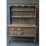 An oak dresser, c.