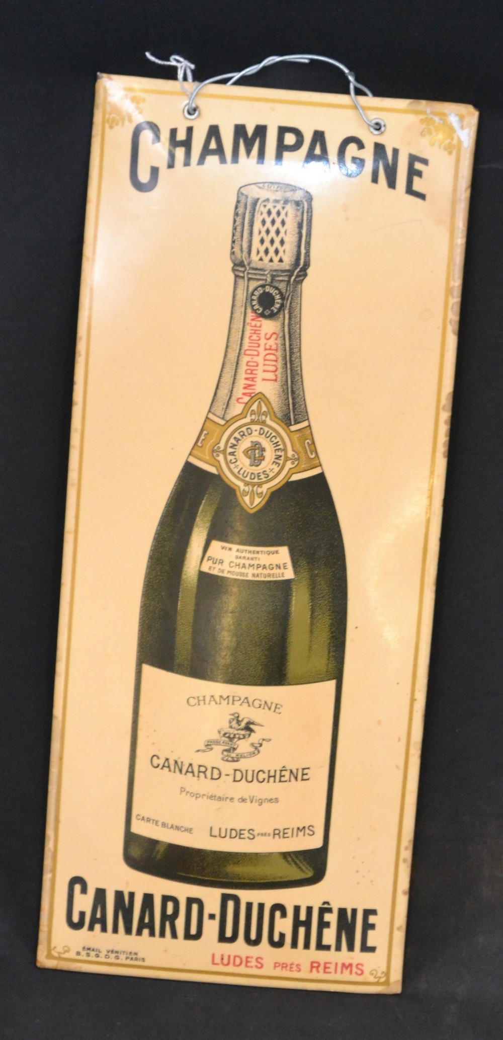 Advertising - Champagne Canard-Duchêne, Ludes prés Reims,